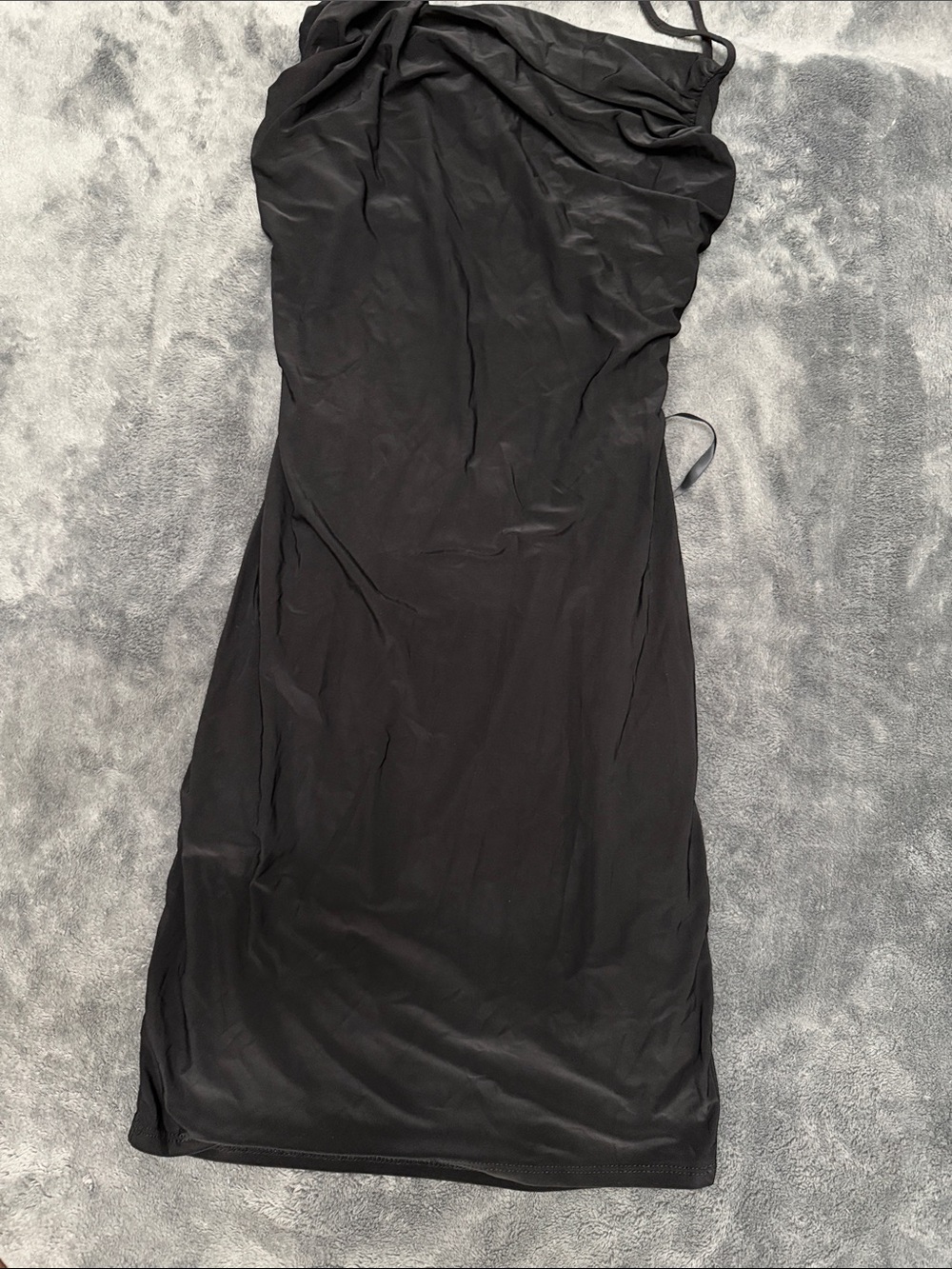 21 Saints Black Slip Dress - Sleek Evening Staple
